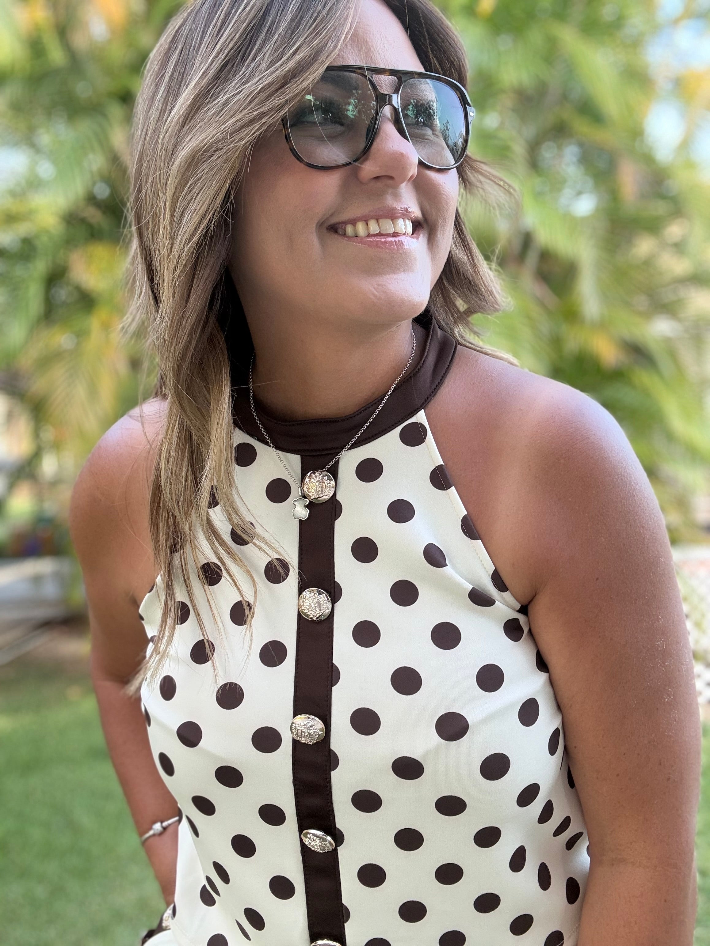 Brown Polka Dots Set