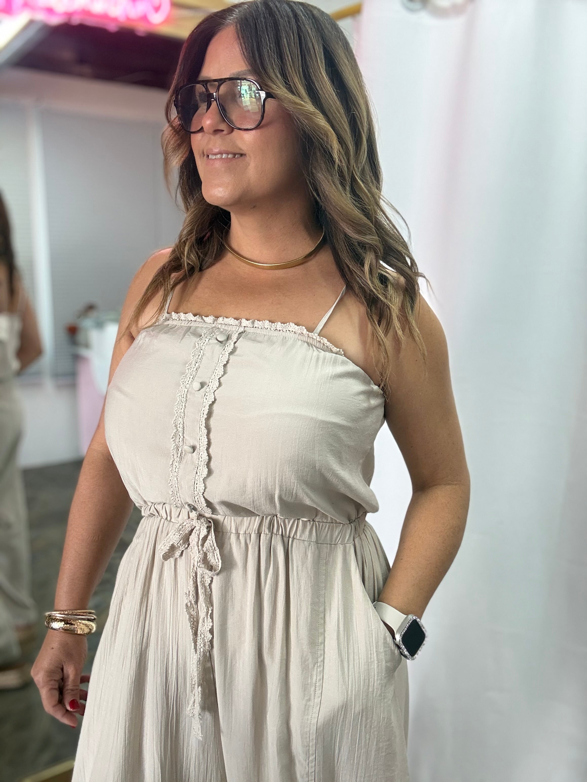 Barrel Leg Jumpsuit