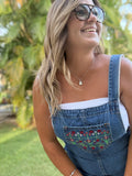 Denim Jumpsuit (corre pequeño / tallas 0 y 1 small, 3 medium y 5 large)