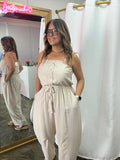 Barrel Leg Jumpsuit
