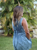 Pearl Denim Romper