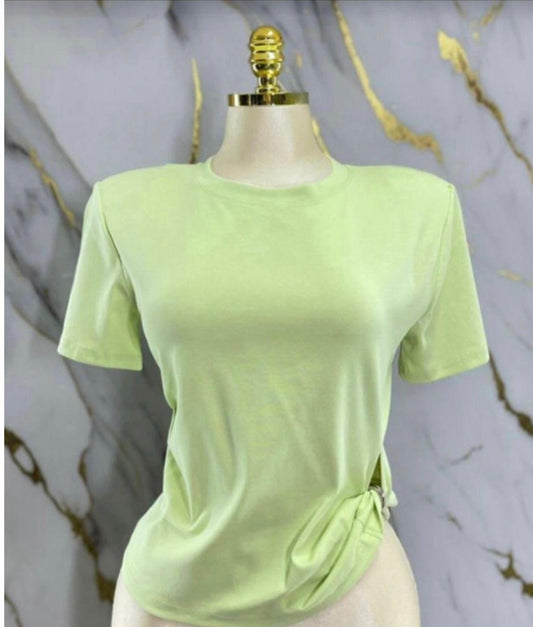 T-shirt green 90% cotton - 10% polyester