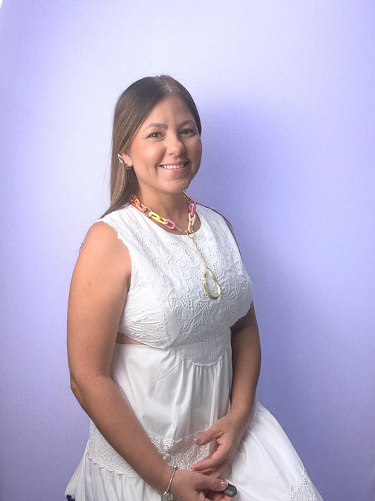 Long white dress